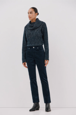 Pantalón ancho de micropana